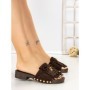 Papuci Dama cu Toc 5LE87 BROWN | MEI