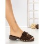 Papuci Dama cu Toc 5LE87 BROWN | MEI