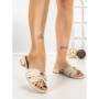 Papuci Dama cu Toc 5LE103 BEIGE | MEI