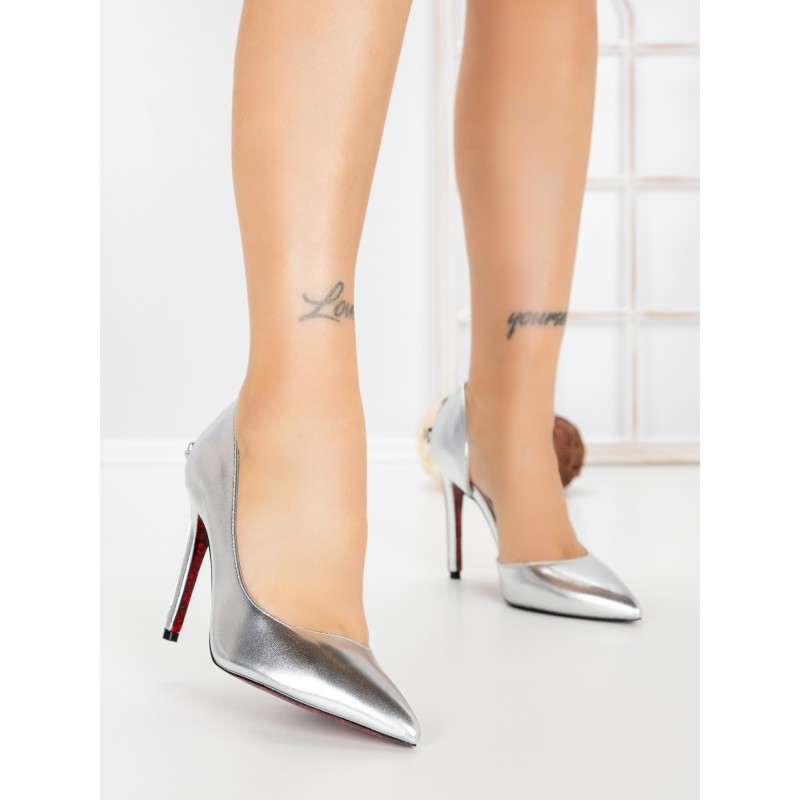 Pantofi Stiletto 6DC2 SILVER | MEI