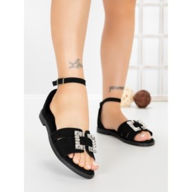 Sandale Dama cu Talpa Joasa 5PT27 BLACK | MEI
