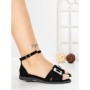 Sandale Dama cu Talpa Joasa 5PT27 BLACK | MEI