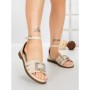 Sandale Dama cu Talpa Joasa 5PT27 LIGHT BEIGE | MEI