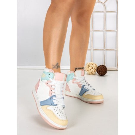 Pantofi Sport Dama CT2020C15-7 BLANCO-ROSA-GRIS | STEPS HIGHER