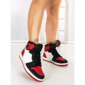 Pantofi Sport Dama CT2020C15-2 NEGRO-ROSO-BLANCO | STEPS HIGHER