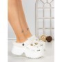 Papuci Dama cu Platforma F63 WHITE | L.DAY