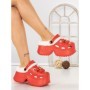 Papuci Dama cu Platforma F63 RED | L.DAY