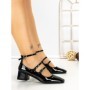 Pantofi cu Toc Gros TOT-159 BLACK | L.DAY