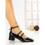 Pantofi cu Toc Gros TOT-159 BLACK | L.DAY