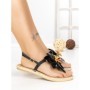 Sandale Dama cu Talpa Joasa FB-5070 BLACK | BUONAROTTI