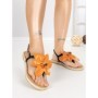 Sandale Dama cu Talpa Joasa FB-5070 ORANGE | BUONAROTTI