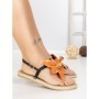 Sandale Dama cu Talpa Joasa FB-5070 ORANGE | BUONAROTTI