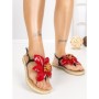 Sandale Dama cu Talpa Joasa FB-5070 RED | BUONAROTTI