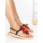 Sandale Dama cu Talpa Joasa FB-5070 RED | BUONAROTTI