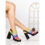 Sandale Dama cu Toc Gros si Platforma 2S-2388 COLOR | BUONAROTTI