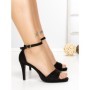 Sandale Dama cu Toc Subtire S-2227 BLACK | BUONAROTTI