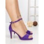 Sandale Dama cu Toc Subtire S-2227 PURPLE | BUONAROTTI