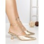 Pantofi Stiletto A-3248 GOLD | BUONAROTTI