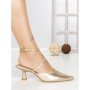 Pantofi Stiletto A-3248 GOLD | BUONAROTTI