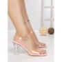 Sandale Dama cu Toc Gros 7046 PINK | CM