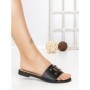 Papuci Dama cu Talpa Joasa 5174 BLACK | CM