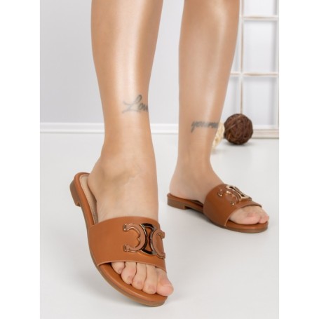Papuci Dama cu Talpa Joasa 5174 CAMEL | CM