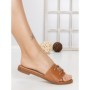 Papuci Dama cu Talpa Joasa 5174 CAMEL | CM