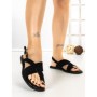 Sandale Dama cu Talpa Joasa 5LE55 BLACK | MEI