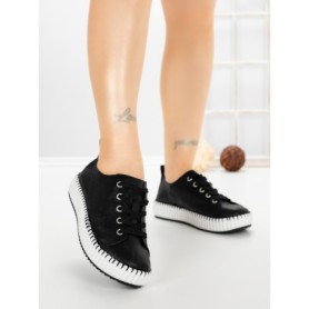 Pantofi Sport Dama AD-5240 BLACK-WHITE | BUONAROTTI