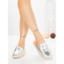 Papuci Dama cu Talpa Joasa 2301 SILVER | CM