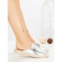 Papuci Dama cu Talpa Joasa 2301 SILVER | CM
