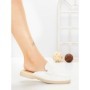 Papuci Dama cu Talpa Joasa 2301 WHITE | CM