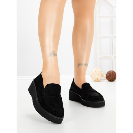 Pantofi Casual Dama 77-654 BLACK | CM