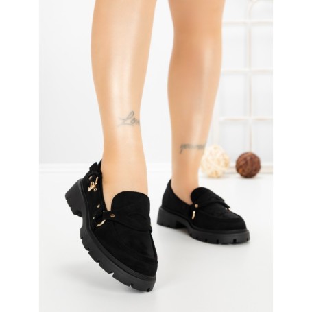 Pantofi Casual Dama 77-649 BLACK | CM