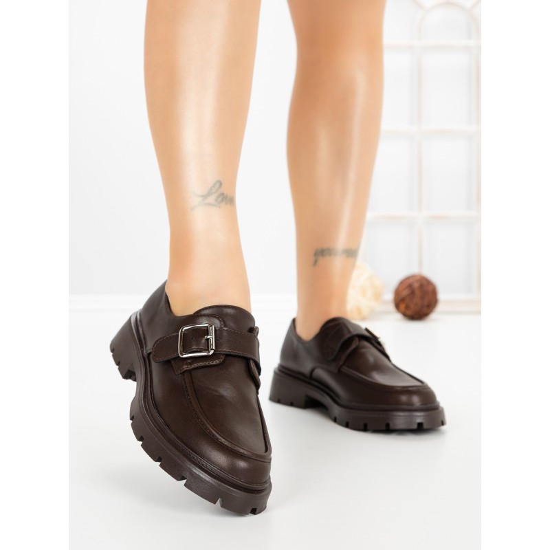 Pantofi Casual Dama 77-653 BROWN | CM