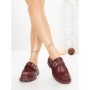 Pantofi Casual Dama 77-653 BURGUNDY | CM