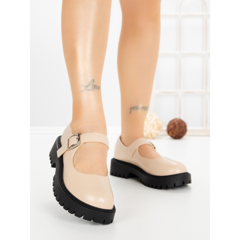 Pantofi Casual Dama 77-573 BEIGE | CM