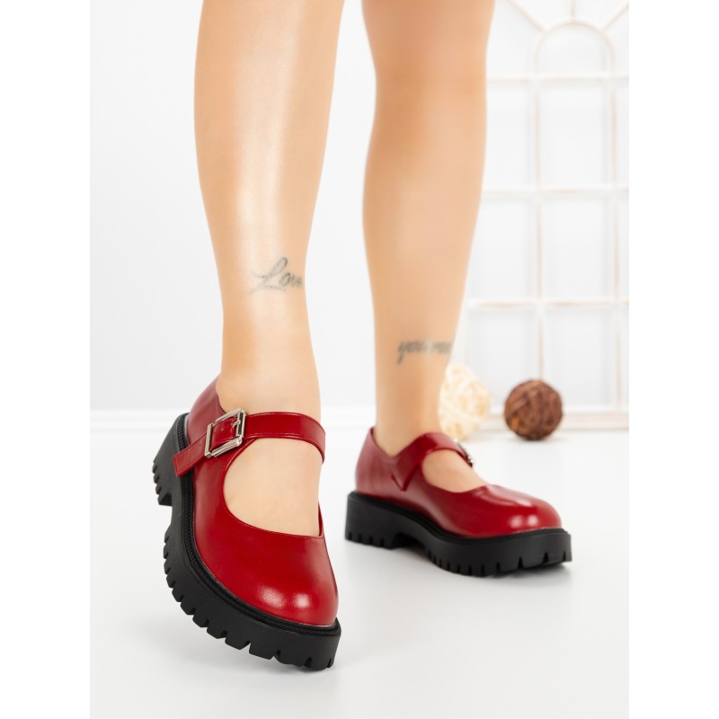 Pantofi Casual Dama 77-573 WINE | CM