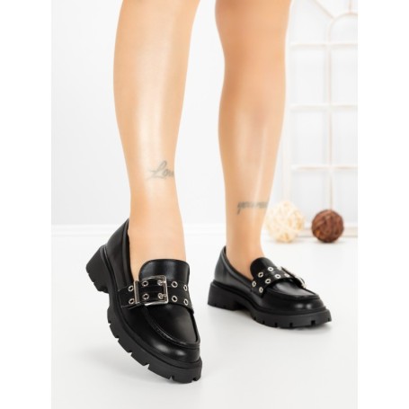 Pantofi Casual Dama 77-652 BLACK | CM