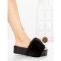 Papuci Dama cu Platforma 5WS-2 BLACK | GALLEVANI