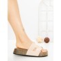 Papuci Dama cu Platforma 2023 BEIGE | GALLEVANI