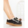 Pantofi Sport Dama cu Platforma BO-169 BLACK | GALLEVANI