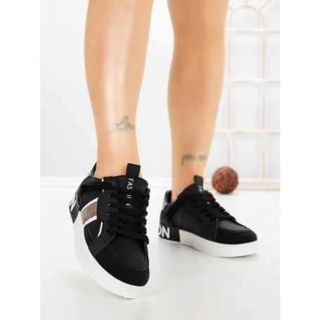 Pantofi Sport Dama 21-Q109 BLACK | GALLEVANI