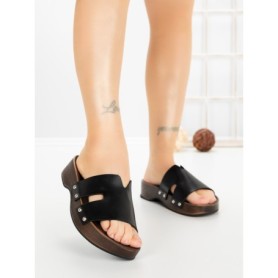 Papuci Dama cu Platforma 2032 BLACK | GALLEVANI