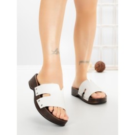 Papuci Dama cu Platforma 2032 WHITE | GALLEVANI
