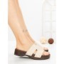 Papuci Dama cu Platforma 2032 BEIGE | GALLEVANI