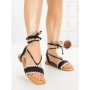 Sandale Dama cu Talpa Joasa G1731 BLACK | GALLEVANI