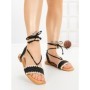 Sandale Dama cu Talpa Joasa G1731 BLACK | GALLEVANI