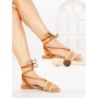 Sandale Dama cu Talpa Joasa G1731 CAMEL | GALLEVANI