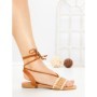 Sandale Dama cu Talpa Joasa G1731 CAMEL | GALLEVANI